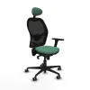 Office Chair with Headrest Jorquera Piqueras y Crespo 3D036G1 Emerald Green