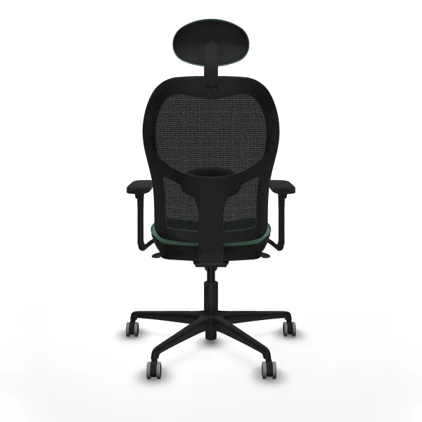 Office Chair with Headrest Jorquera Piqueras y Crespo 3D036G1 Emerald Green