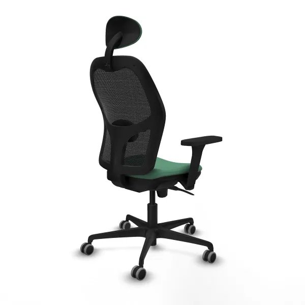 Office Chair with Headrest Jorquera Piqueras y Crespo 3D036G1 Emerald Green