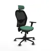 Office Chair with Headrest Jorquera Piqueras y Crespo 3D036G2 Emerald Green