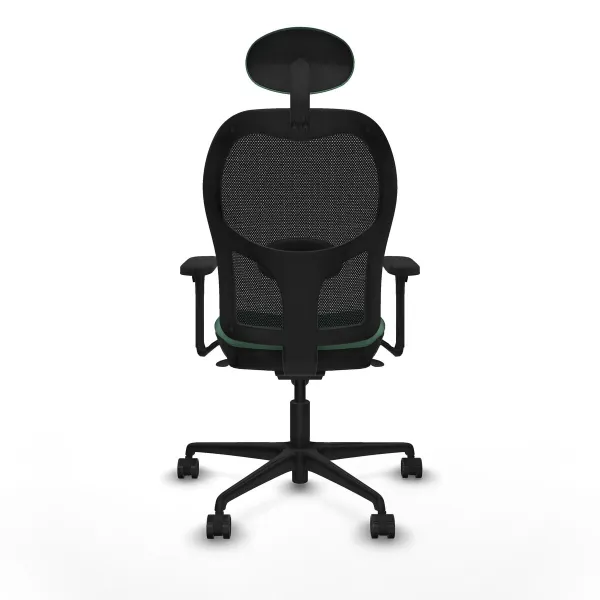 Office Chair with Headrest Jorquera Piqueras y Crespo 3D036N1 Emerald Green