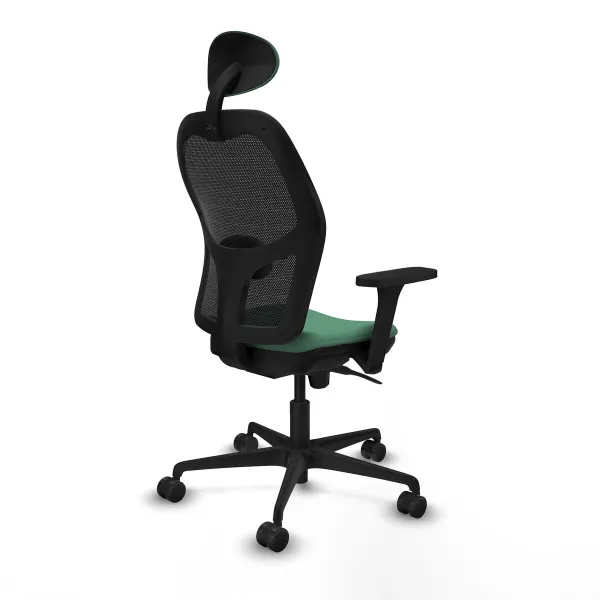 Office Chair with Headrest Jorquera Piqueras y Crespo 3D036N1 Emerald Green