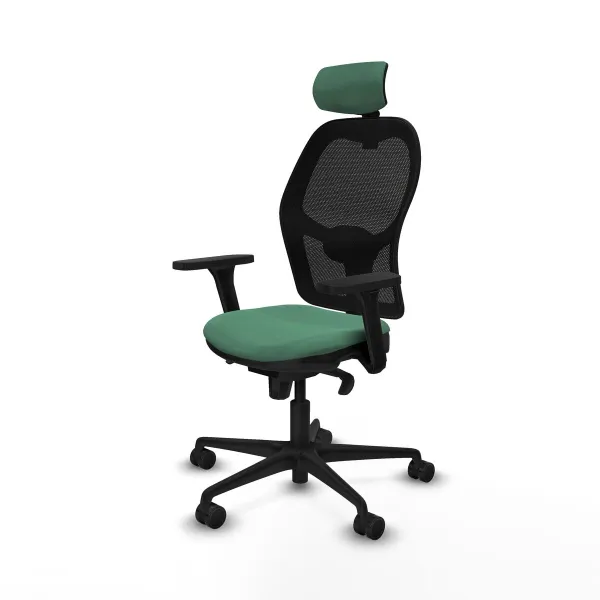 Office Chair with Headrest Jorquera Piqueras y Crespo 3D036N2 Emerald Green