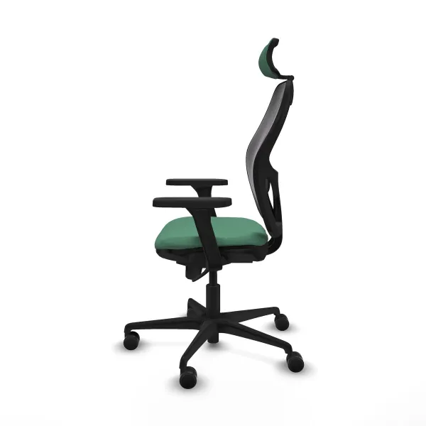Office Chair with Headrest Jorquera Piqueras y Crespo 3D036N2 Emerald Green