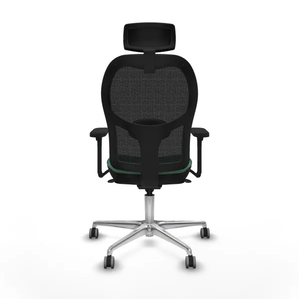 Office Chair with Headrest Jorquera Piqueras y Crespo 3D086G2 Emerald Green