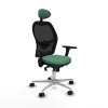 Office Chair with Headrest Jorquera Piqueras y Crespo 3D086N1 Emerald Green