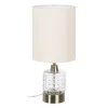 Desk lamp White Golden Cotton Metal Crystal Brass Iron 40 W 220 V 240 V 220-240 V 23 x 23 x 51 cm