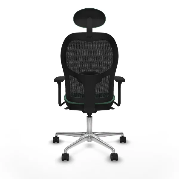 Office Chair with Headrest Jorquera Piqueras y Crespo 3D086N1 Emerald Green