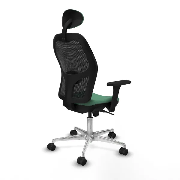 Office Chair with Headrest Jorquera Piqueras y Crespo 3D086N1 Emerald Green