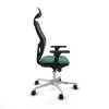 Biroja krēsls ar galvas atbalstu Jorquera Piqueras y Crespo 3D086N1 Smaragdzaļš