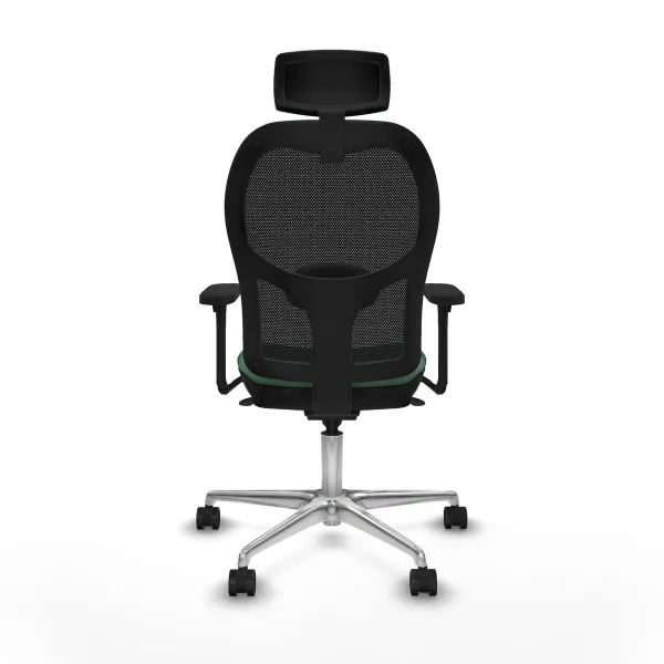 Toimistotuoli niskatuella Jorquera Piqueras y Crespo 3D086N2 Smaragdin vihreä