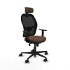 Office Chair Piqueras y Crespo 1D036N2 Black Dark brown