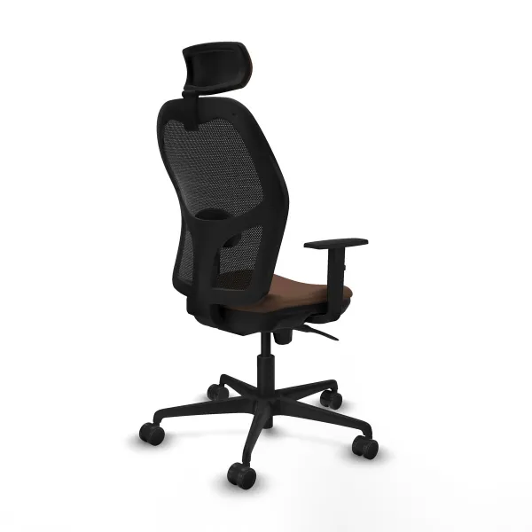 Office Chair Piqueras y Crespo 1D036N2 Black Dark brown