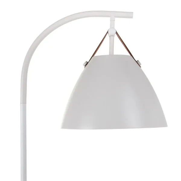 Floor Lamp Metal White 36 x 36 x 160 cm