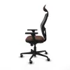 Office Chair with Headrest Jorquera Piqueras y Crespo 3D036G1 Black Dark brown