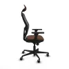 Office Chair with Headrest Jorquera Piqueras y Crespo 3D036G1 Black Dark brown