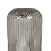 Vase 15 x 15 x 48 cm Silver Aluminium