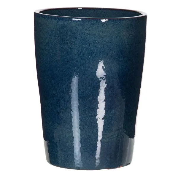 Vase 37 x 37 x 49 cm Ceramic Blue (2 Units)