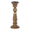 Candleholder 14 x 14 x 38 cm Brown Mango wood