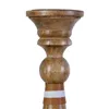 Candleholder 14 x 14 x 38 cm Brown Mango wood