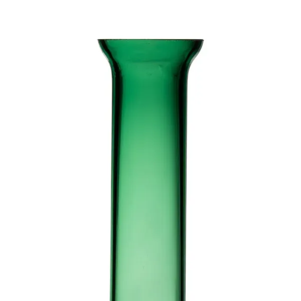 Vase Green Glass 12 x 12 x 33 cm