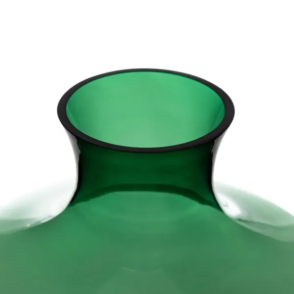 Vase 21 x 21 x 25 cm Green Glass