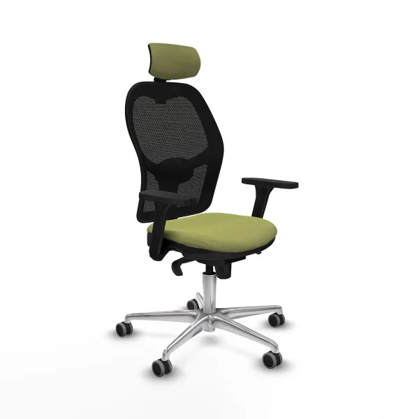 Office Chair with Headrest Jorquera Piqueras y Crespo 3D086G2 Green