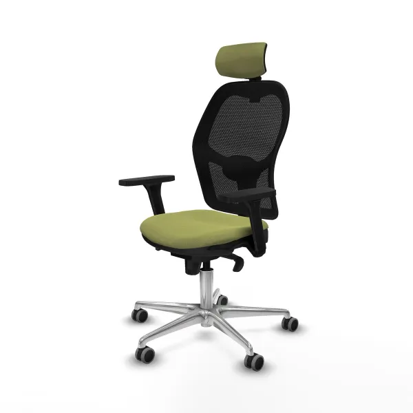 Office Chair with Headrest Jorquera Piqueras y Crespo 3D086G2 Green