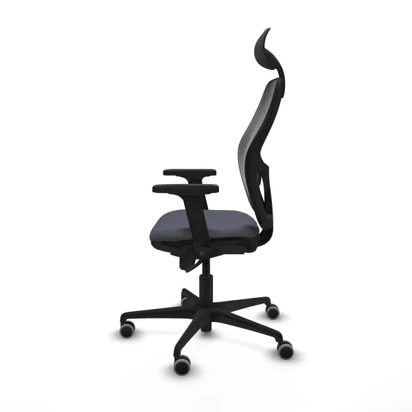 Office Chair with Headrest Jorquera Piqueras y Crespo 2D036G1 Dark grey