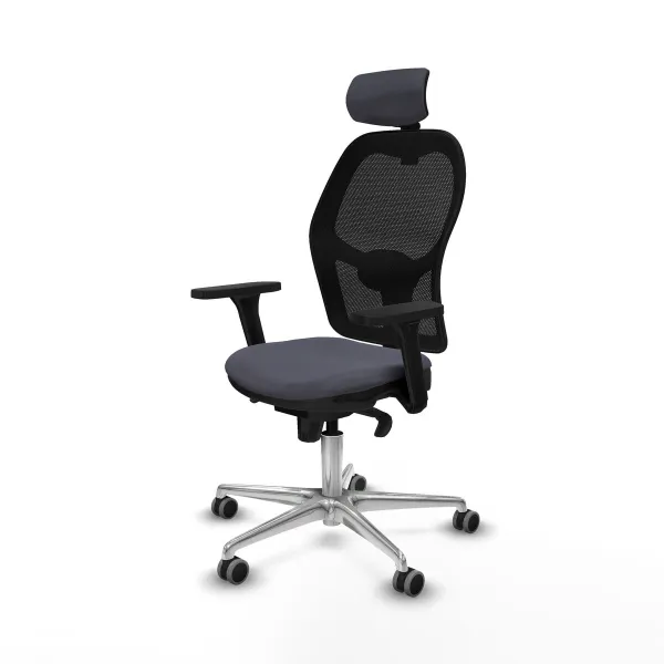 Office Chair with Headrest Jorquera Piqueras y Crespo 3D086G2 Dark grey