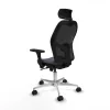 Office Chair with Headrest Jorquera Piqueras y Crespo 3D086N2 Dark grey