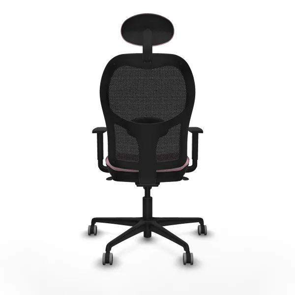 Office Chair with Headrest Jorquera Piqueras y Crespo 1D036G1 Pink
