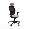 Office Chair with Headrest Jorquera Piqueras y Crespo 1D036G2 Pink
