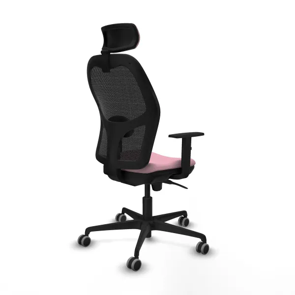 Office Chair with Headrest Jorquera Piqueras y Crespo 1D036G2 Pink