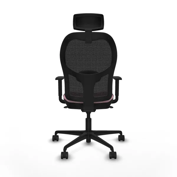Office Chair with Headrest Jorquera Piqueras y Crespo 1D036N2 Pink