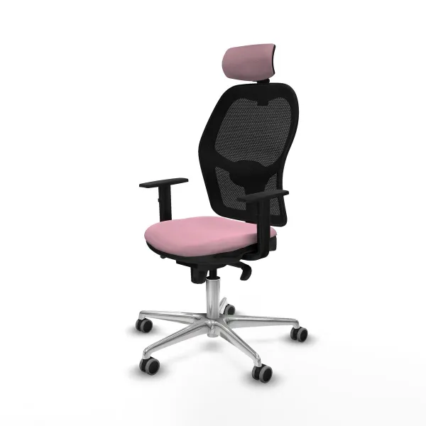 Office Chair with Headrest Jorquera Piqueras y Crespo 1D086G2 Pink