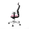Office Chair with Headrest Jorquera Piqueras y Crespo 1D086G2 Pink