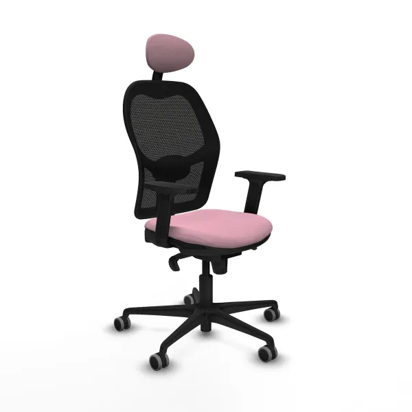 Office Chair with Headrest Jorquera Piqueras y Crespo 2D036G1 Pink