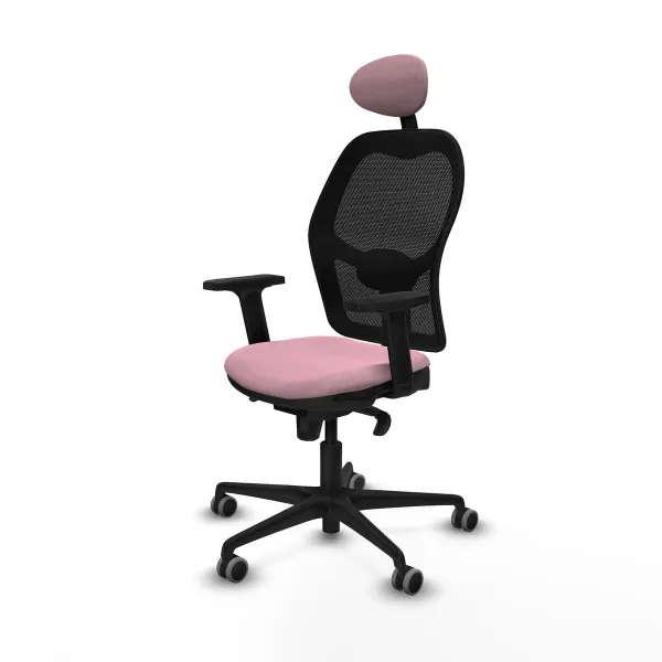 Office Chair with Headrest Jorquera Piqueras y Crespo 2D036G1 Pink