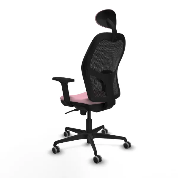 Office Chair with Headrest Jorquera Piqueras y Crespo 2D036G1 Pink