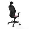 Office Chair with Headrest Jorquera Piqueras y Crespo 2D036G1 Pink