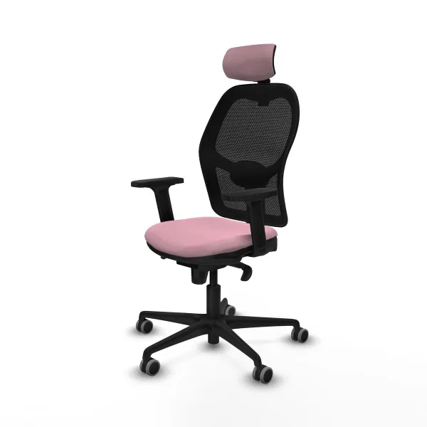 Ofiso kėdė su atrama galvai Jorquera Piqueras y Crespo 2D036G2 Rožinė