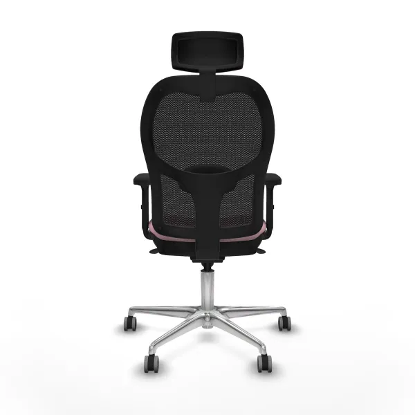 Office Chair with Headrest Jorquera Piqueras y Crespo 2D086G2 Pink