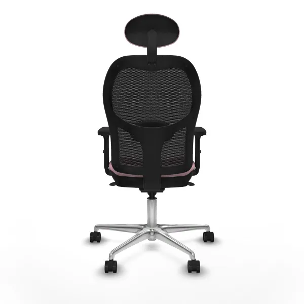 Office Chair with Headrest Jorquera Piqueras y Crespo 2D086N1 Pink