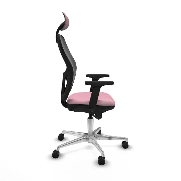 Office Chair with Headrest Jorquera Piqueras y Crespo 2D086N1 Pink
