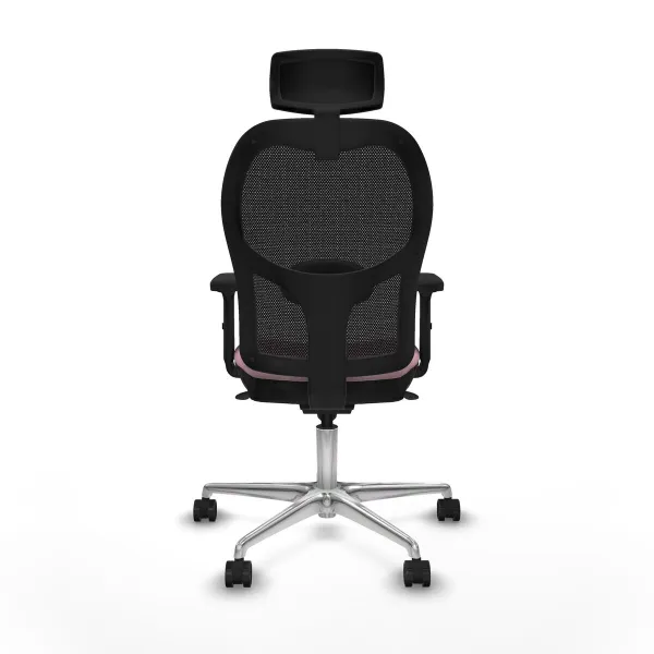 Office Chair with Headrest Jorquera Piqueras y Crespo 2D086N2 Pink