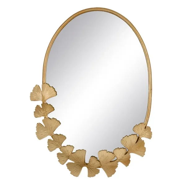 Wall mirror 34 x 4 x 42 cm Golden Metal