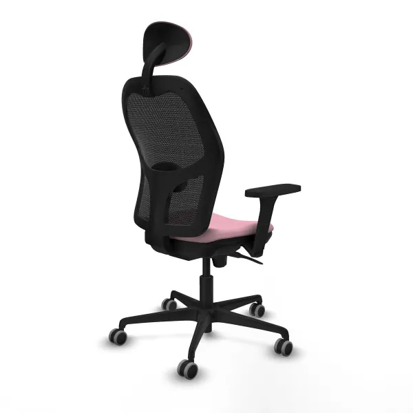 Office Chair with Headrest Jorquera Piqueras y Crespo 3D036G1 Pink