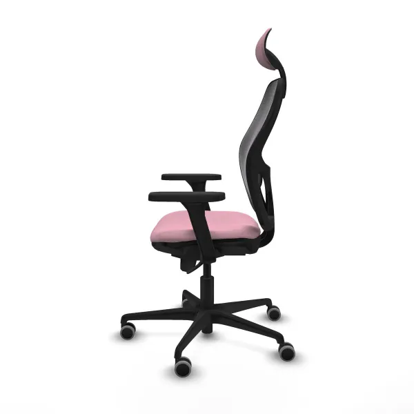 Office Chair with Headrest Jorquera Piqueras y Crespo 3D036G1 Pink