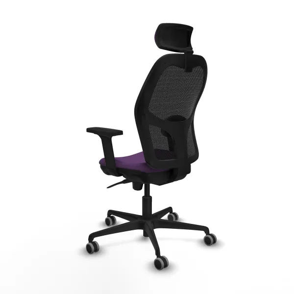 Office Chair with Headrest Jorquera Piqueras y Crespo 2D036G2 Purple